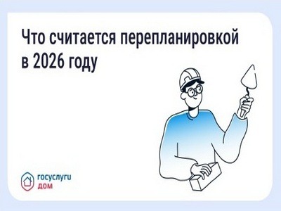 Что считается перепланировкой в 2026 году.